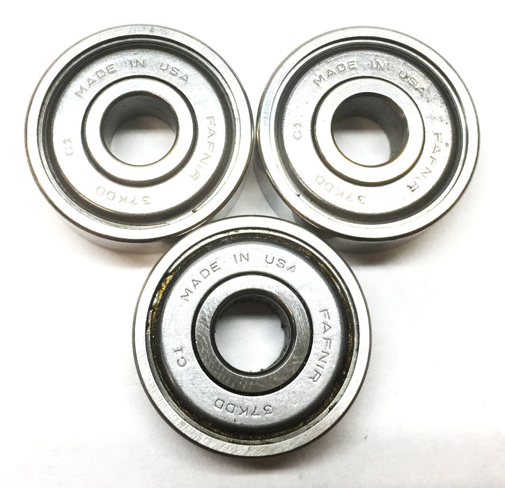 FAFNIR Roller Ball Bearing 37KDDC1 [Lot of 3] NOS
