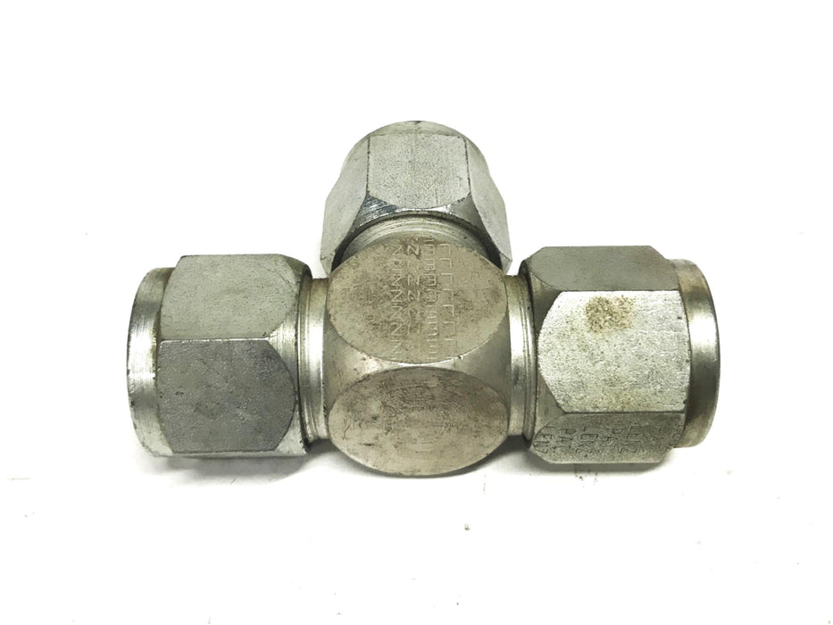 Lenz 3/4 inch Female x 3/4 inch Female x 3/8 inch Female Union Tee NOS