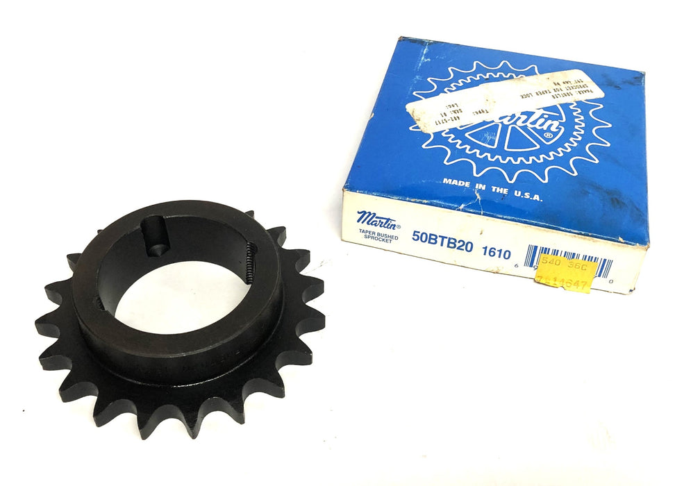 Martin 20 Tooth 2.11X2.99 Inch Taper Bushed Sprocket 50BTB20 1610 NOS