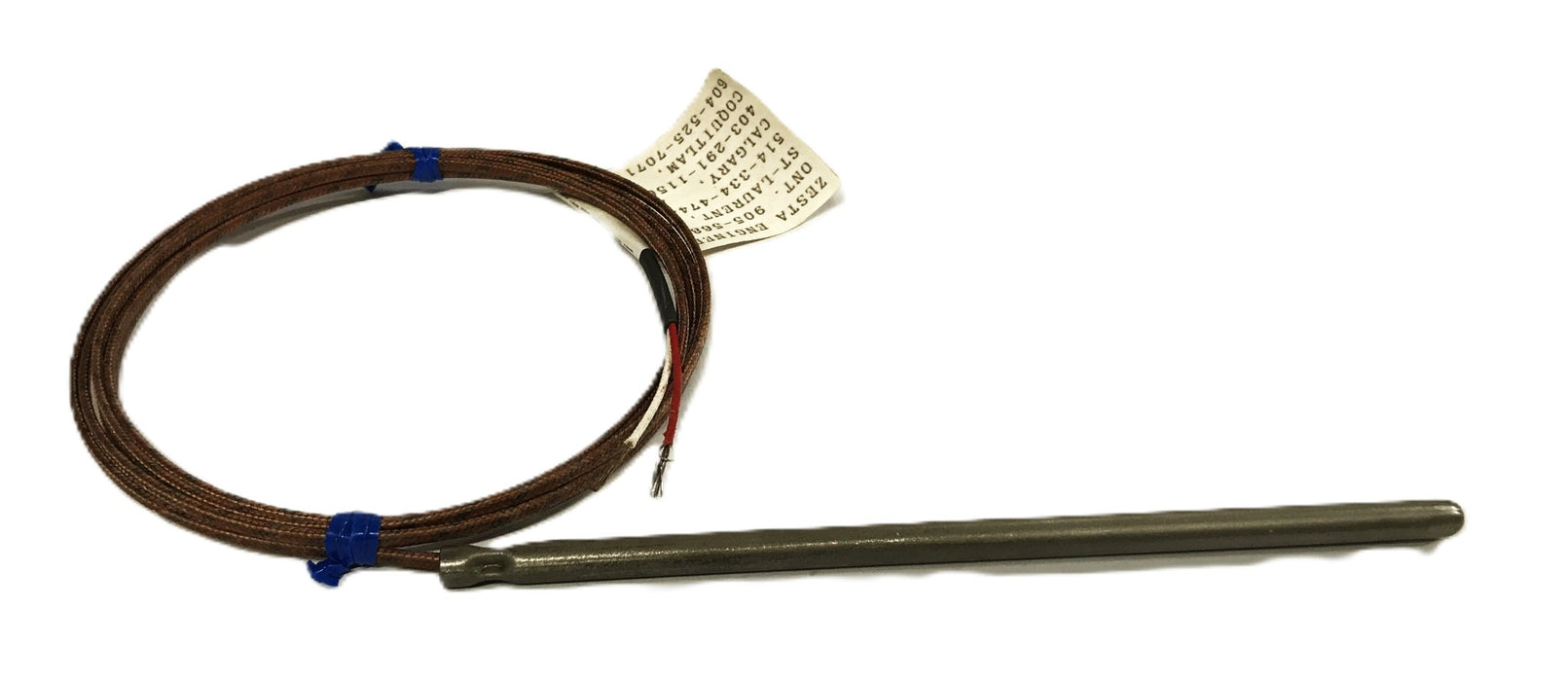 Zesta Engineering 6 inch Thermocouple Sensor 40EJFGF072A-Z [Lot of 3] NOS