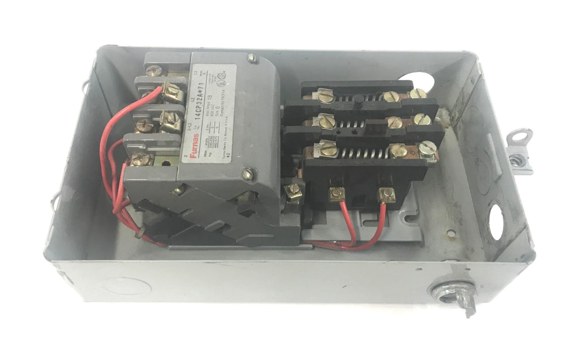 Furnas Series B Motor Starter in Box 14CP32A*71 USED