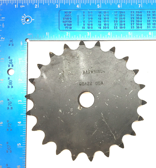 Browning Roller Chain Sprocket 60A22 w/.75" Bore NOS