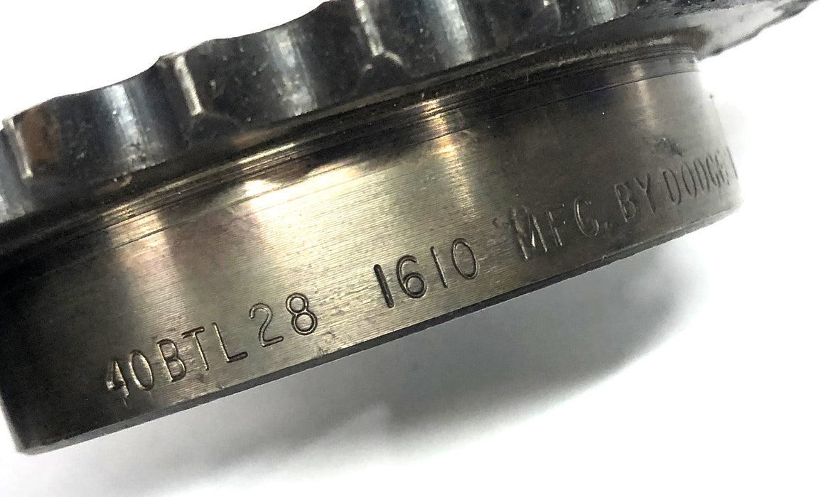 Dodge 28 Tooth 2.20X3.25 Inch Sprocket 40BTL28 1610 NOS