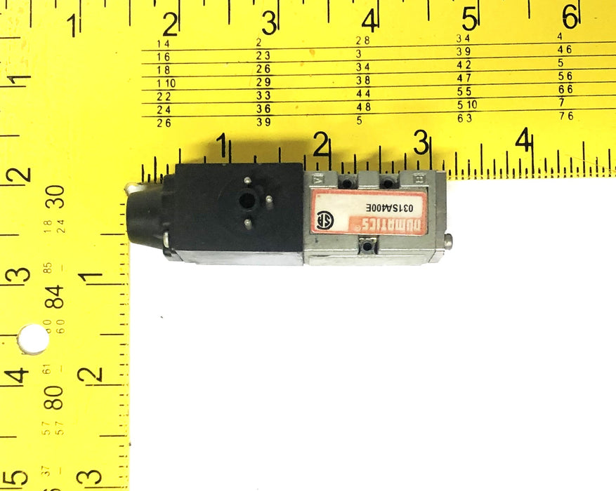 Numatics Solenoid Valve Missing Hardware 031SA400E NOS