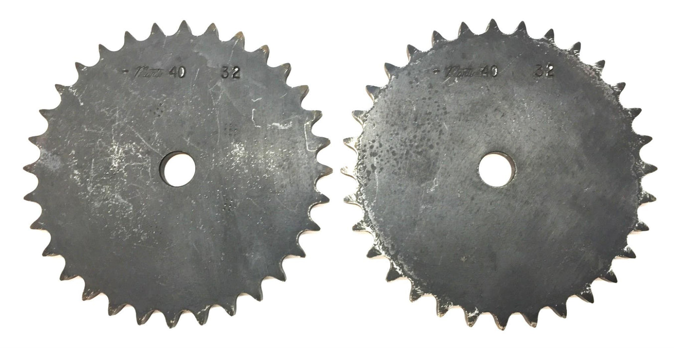 Martin Type-A Stock Bore (.60") Roller Chain Sprocket 40 32 [Lot of 2] NOS
