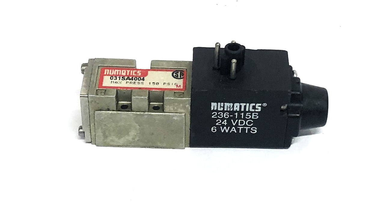 Numatics Solenoid Valve Missing Hardware 031SA4004 NOS