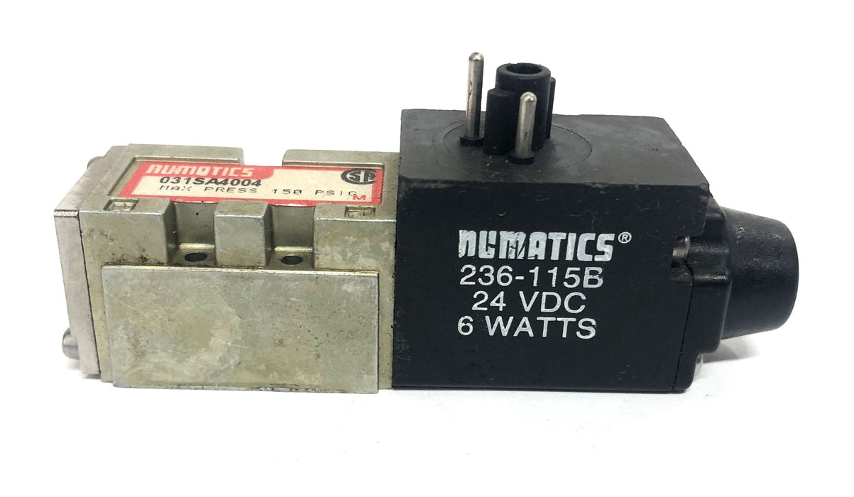 Numatics Solenoid Valve Missing Hardware 031SA4004 NOS