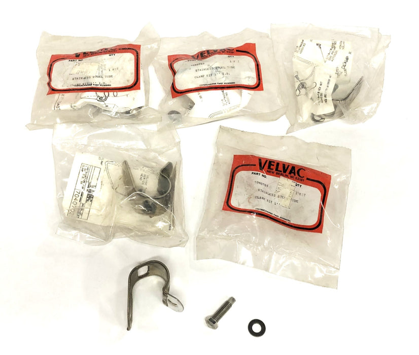 Velvac 1 Inch Tube Clamp Kit 7040705 [Lot of 5] NOS