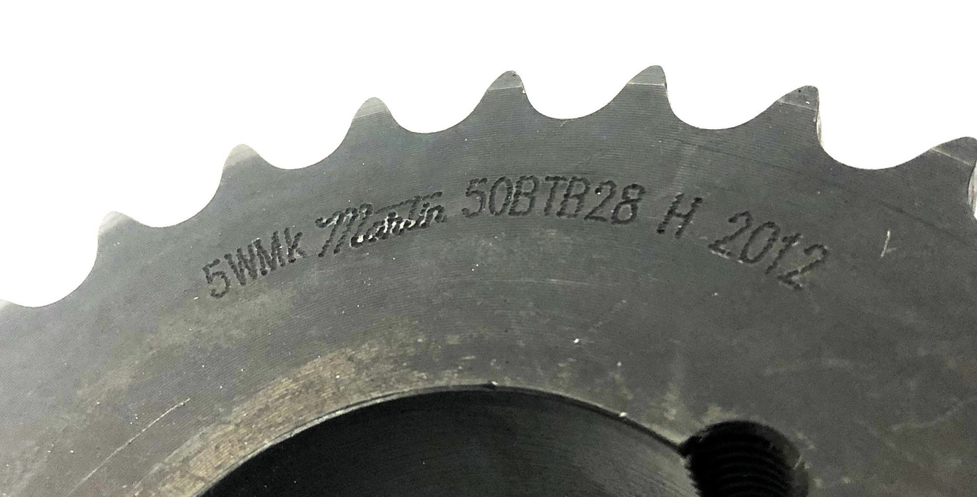 Martin 28 Tooth 2.68X3.56 Inch 5WMk Sabertooth Sprocket 50BTB28H 2012 NOS