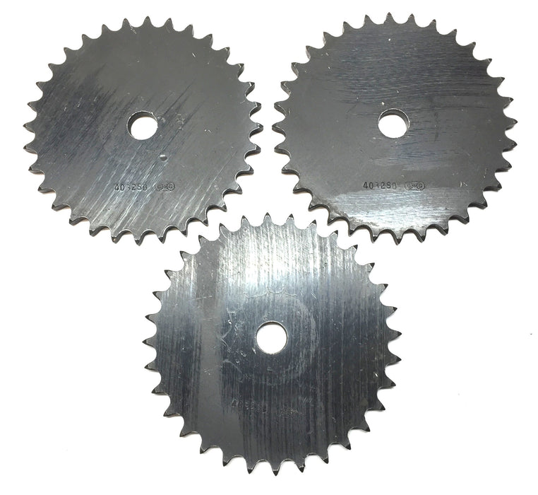 G&G Type-A Stock Bore (.60") Roller Chain Sprocket 4032SB [Lot of 3] NOS