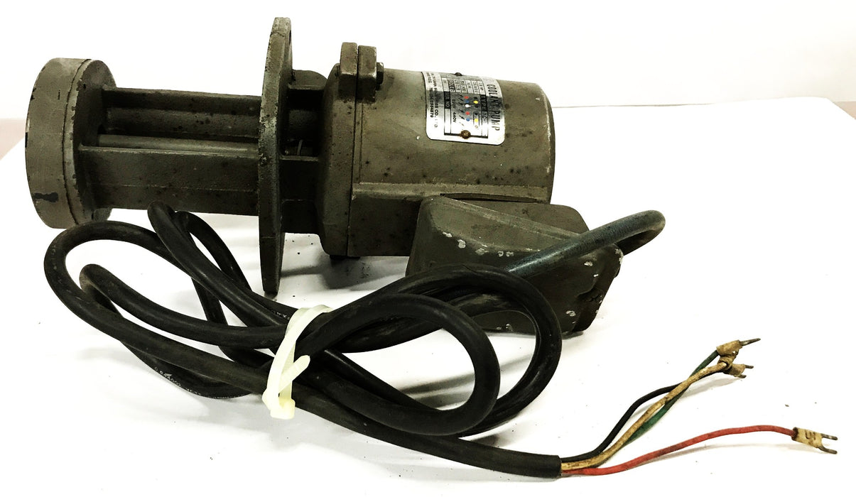 Yong Chiuann 1/8hp 220/440v 3-Phase 2-Pole Coolant Pump USED