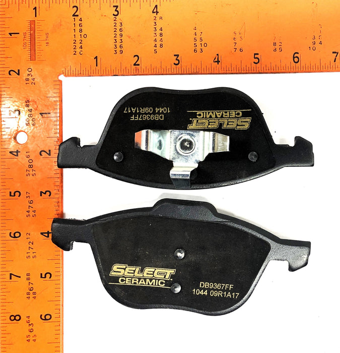 BrakeBest Select Ceramic Brake Pad Set With Hardware C1044 (DB9367FF) NOS