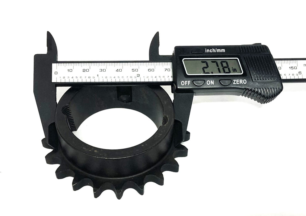 Martin 21 Tooth 2.12X2.78 Inch Taper Bushed Sprocket 40BTB21 1610 NOS