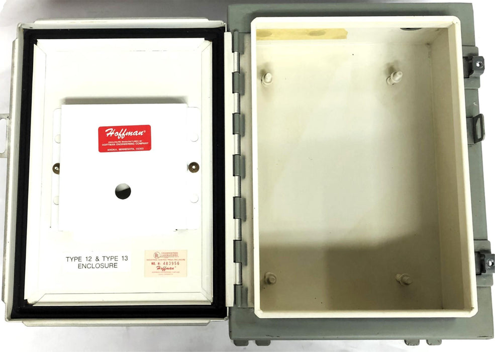 Hoffman 7-1/2X12X16 Inch Type 12 & 13 Control Panel Enclosure H-483956 NOS