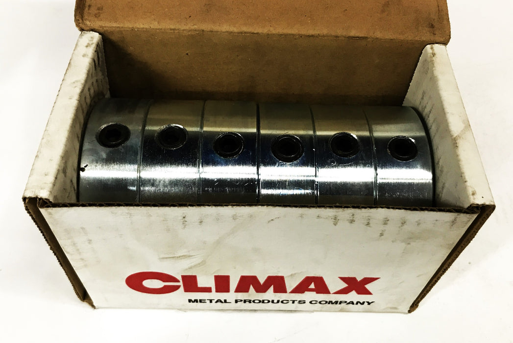 Climax 2-1/2 inch Set Screw Collar C-250 [Lot of 6] NOS