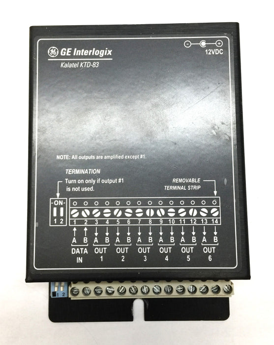 GE Kalatel Data Signal Distributor KTD-83 w/o Power Cord (Untested) USED