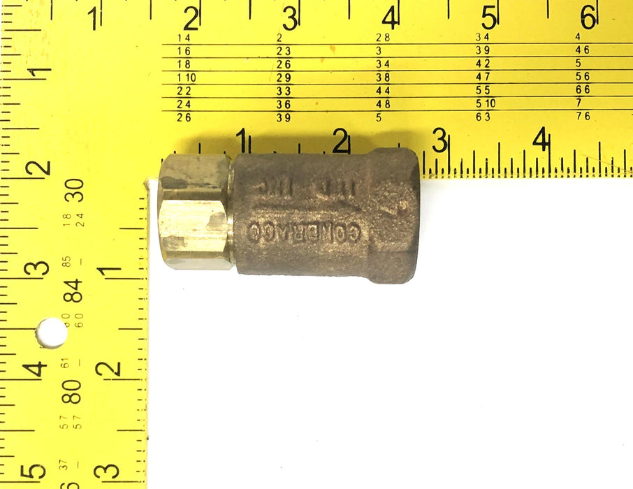 Conbraco 1/2x1/2 Inch Female Ball Cone Check Valve 61-103-01 (4172465) NOS