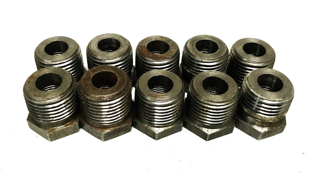 Unbranded 3/8 inch x 1/8 inch Reducing Bushing [Lot of 10] NOS
