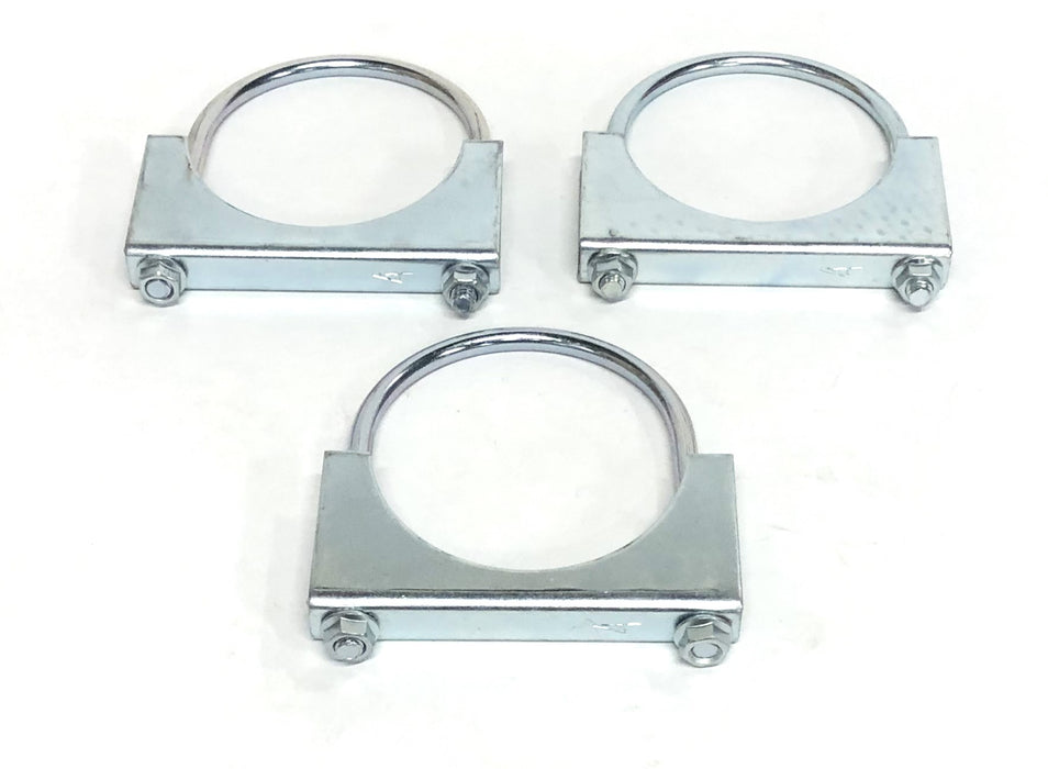 Unbranded Exhaust Clamp 4 Inch [Lot of 3] NOS