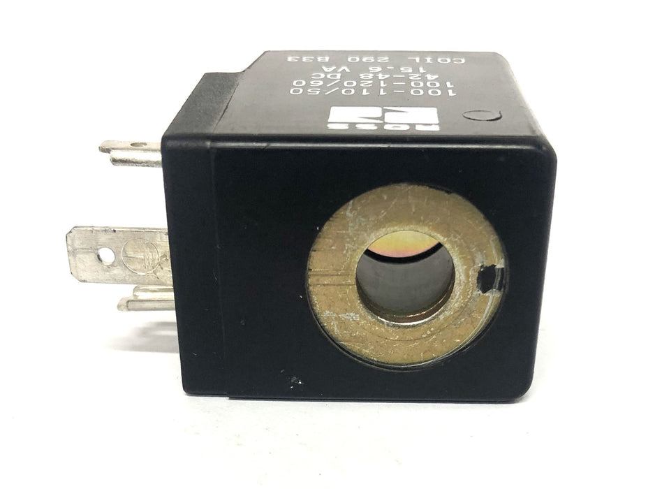 Ross 100-110/50, 100-120/60, 42-48DC, 15.6VA Coil 290 B33 NOS
