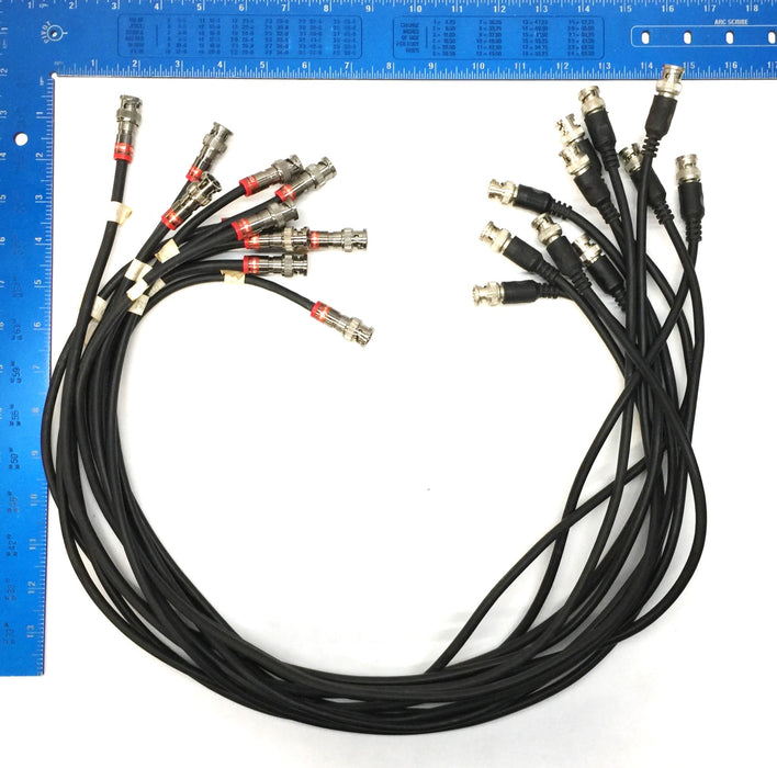 Belden Snap-N-Seal 3' Coaxial Cable for Video FSNS559BNCU [Lot of 11] USED
