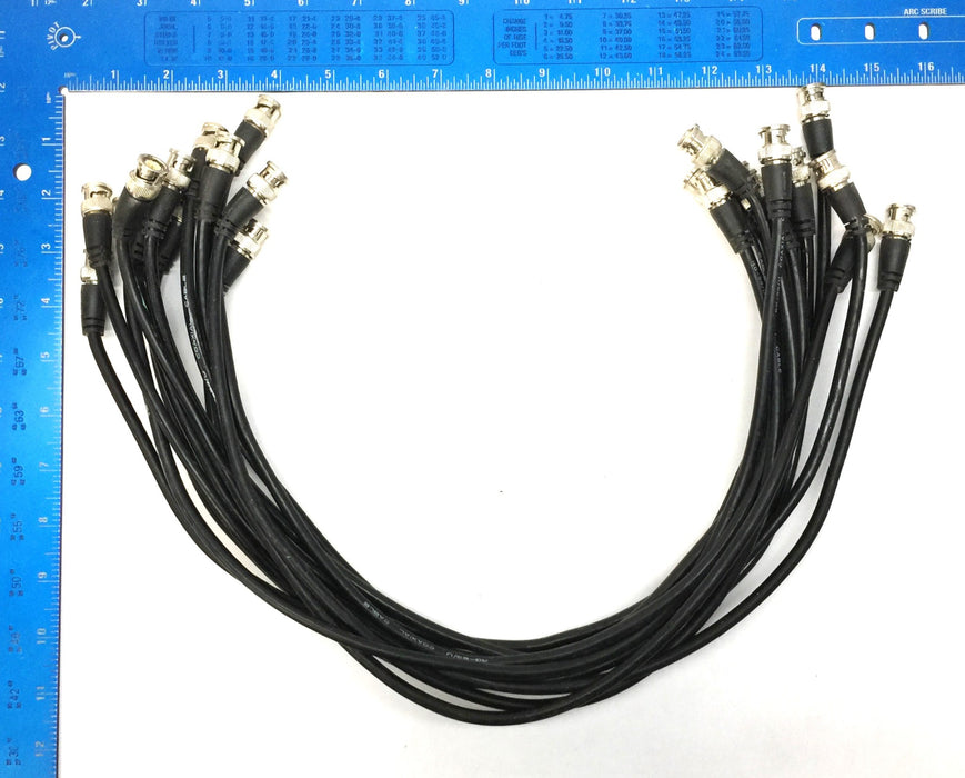 Unbranded 2' Coaxial Cable for Video RG-59/U [Lot of 12] USED