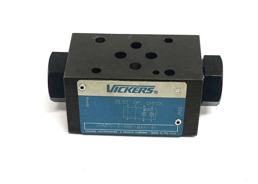 Vickers Hydraulic Check Valve DGMPC-3-ABK-BAK-41 NOS