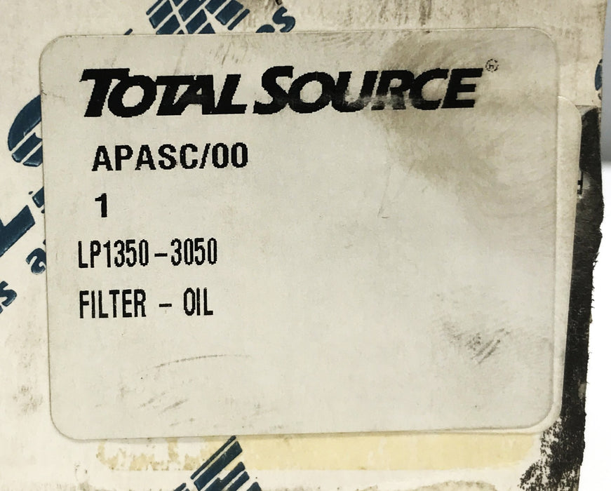 Total Source Forklift Oil Filter LP1350-3050 NOS