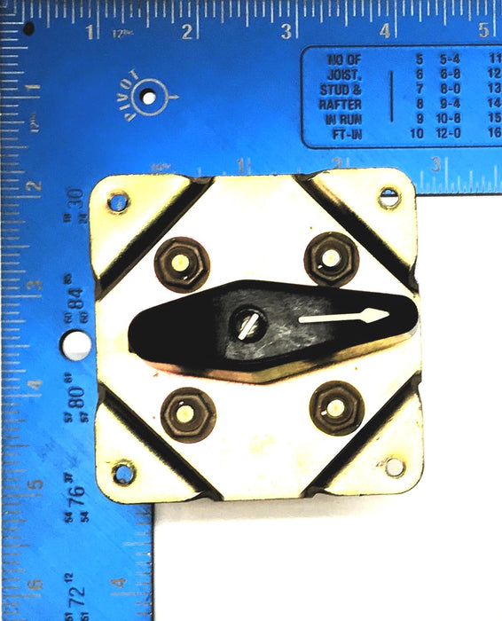 Electro Switch W/ Plastic Dial Cover Series 25 Rotary Switch 25503A (8735) USED