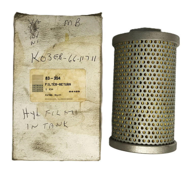 Intrupa Hydraulic Filter 83-354 NOS