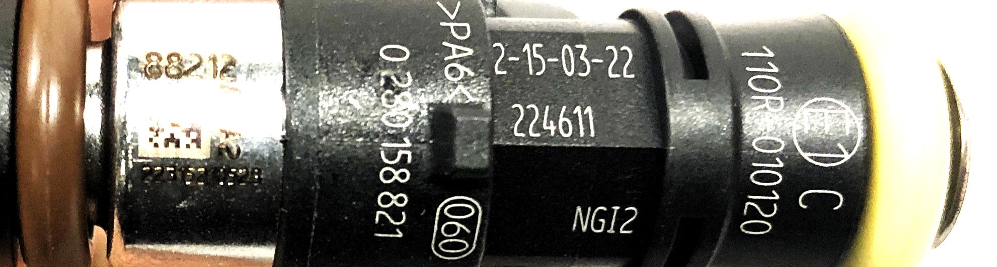Unbranded Short Fuel Injector 0280158821 [Lot of 2] NOS