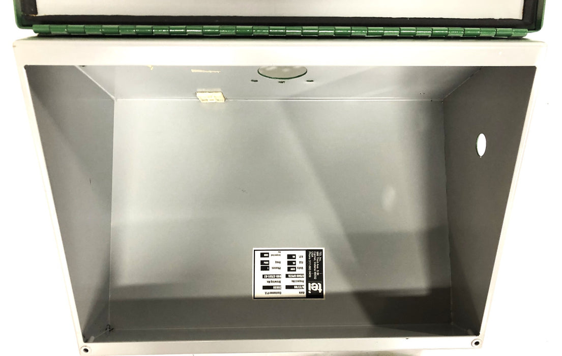 Hoffman Sloped Type 12 &13 Industrial Control Panel Enclosure Green C-12C16 USED
