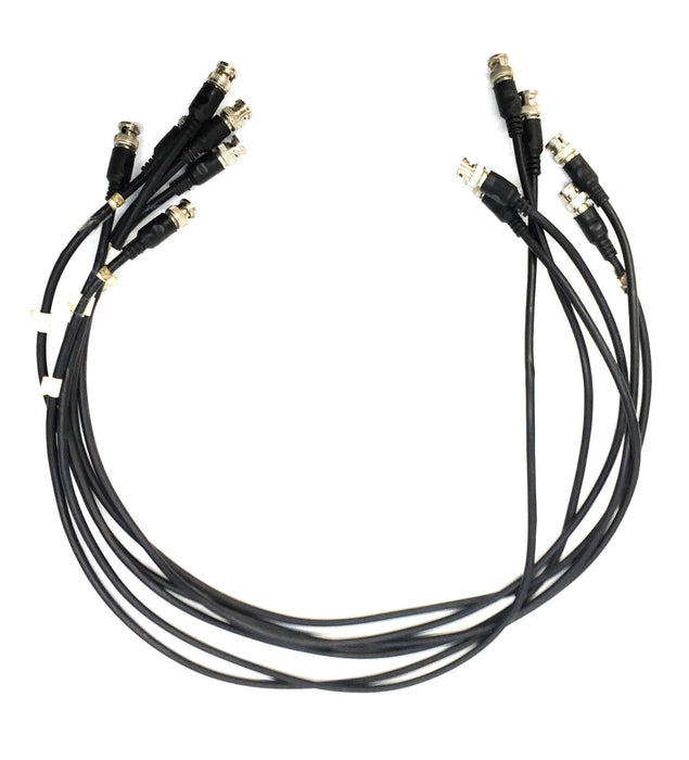 Unbranded 3' Coaxial Cable for Video w/Twist-Lock Connect RG59/U [Lot of 6] USED