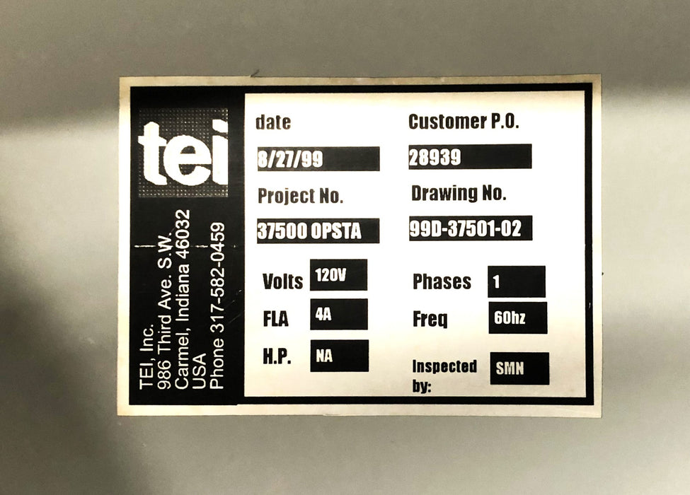 Hoffman Sloped Type 12 &13 Industrial Control Panel Enclosure Green C-12C16 USED