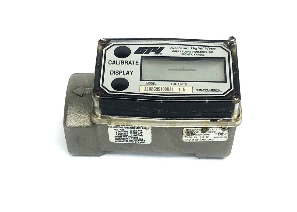 GPI Electronic Digital Meter A108GNA100NAL*5 USED