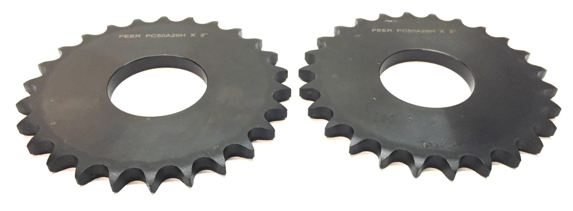 Peer Roller Chain Sprocket PC50A26H X 2" Bore [Lot of 2] NOS