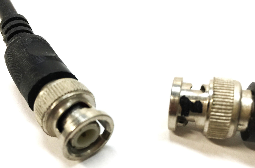 Unbranded 3' Coaxial Cable for Video w/Twist-Lock Connect RG59/U [Lot of 6] USED