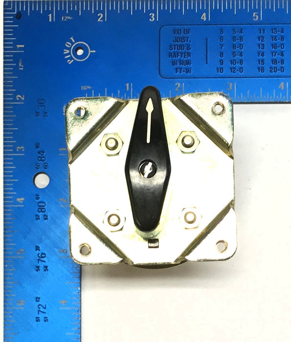 Electro Switch W/ Plastic Dial Cover Series 25 Rotary Switch 25503A (1411) USED