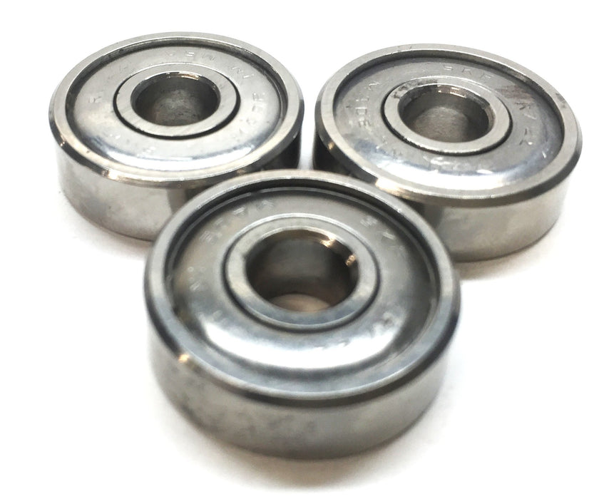 SKF Single-Row Ball Bearing R7-2Z (R72Z) [Lot of 3] NOS