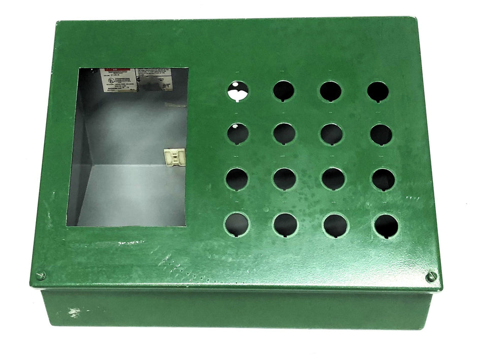 Hoffman Sloped Type 12 &13 Industrial Control Panel Enclosure Green C-12C16 USED