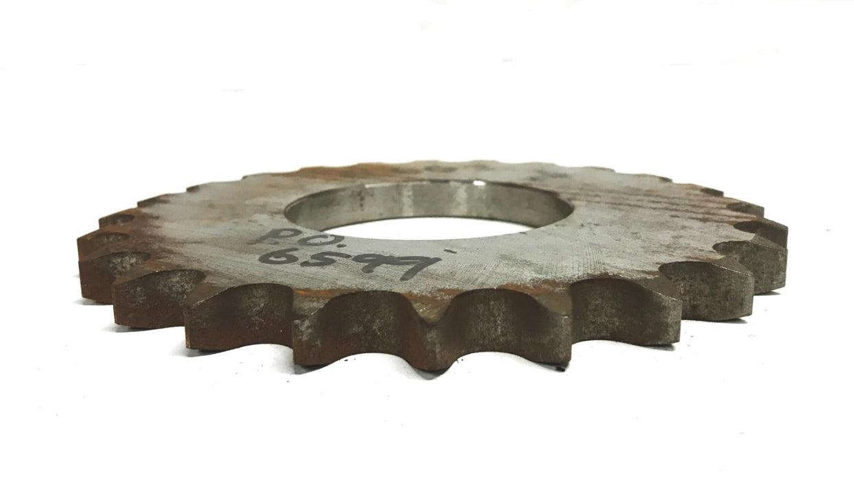 Unbranded 24-Tooth Flat Roller Chain Sprocket A603 [Lot of 2] NOS