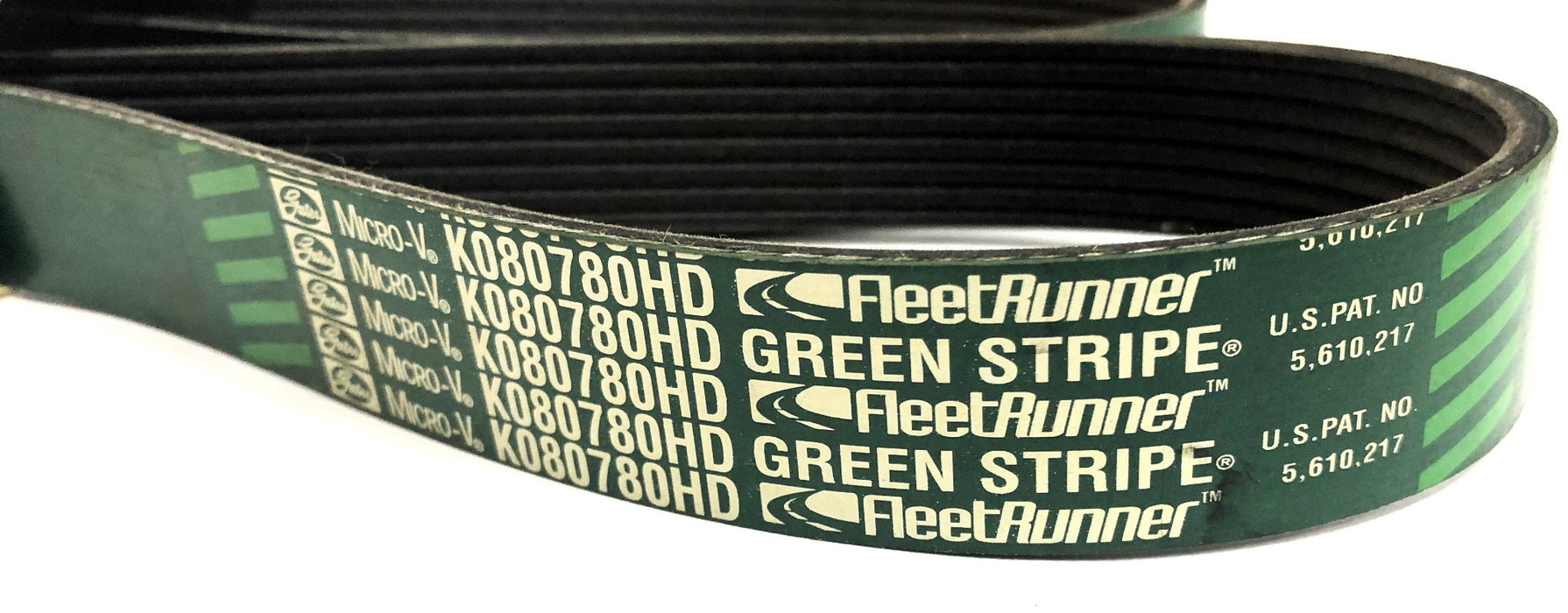 Gates FleetRunner Green Stripe Micro-V Drive Belt K080780HD (8PK1982) NOS