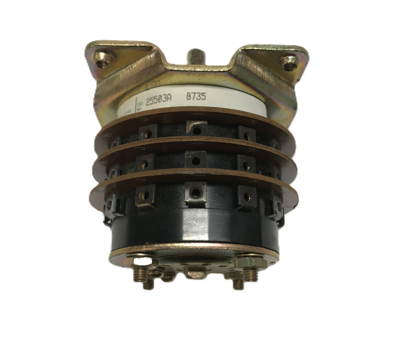 Electro Switch (No Plastic Dial Cover) Series 25 Rotary Switch 25503A(8735) USED