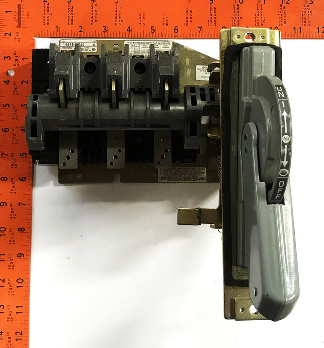 Allen-Bradley 30Amp 3-Pole Disconnect Switch Assembly 1494F-NF30 NOS