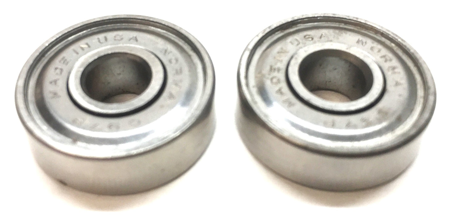 Norma Single-Row Ball Bearing C97PP [Lot of 2] NOS