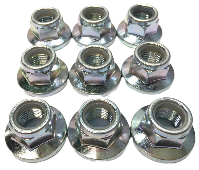 Nissan Hex Top Nut with Flange 01223-00301 [Lot of 9] NOS