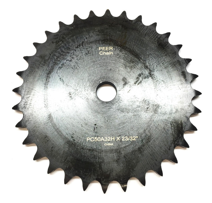Peer Chain Type-A Stock Bore .70" Roller Chain Sprocket PC50A32H (50A32H) NOS