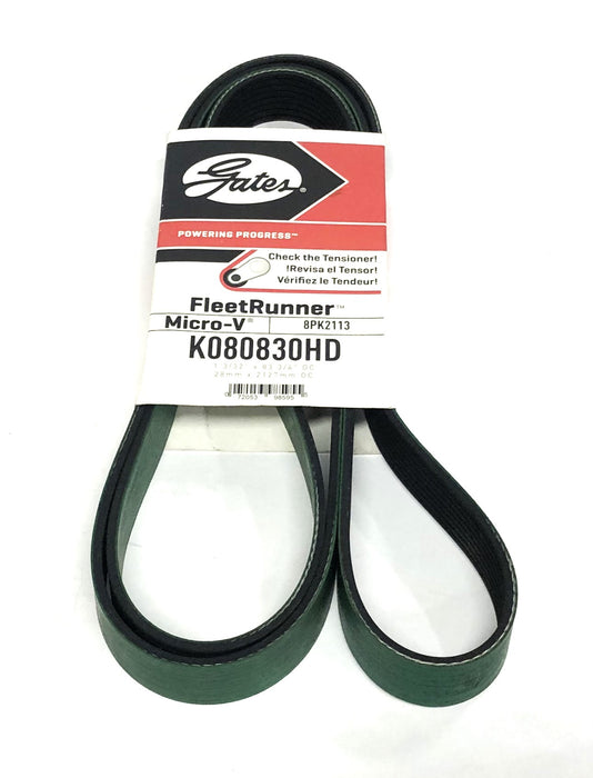 Gates FleetRunner Micro-V 1-3/32x83-3/4 IN OC Drive Belt K080830HD (8PK2113) NOS