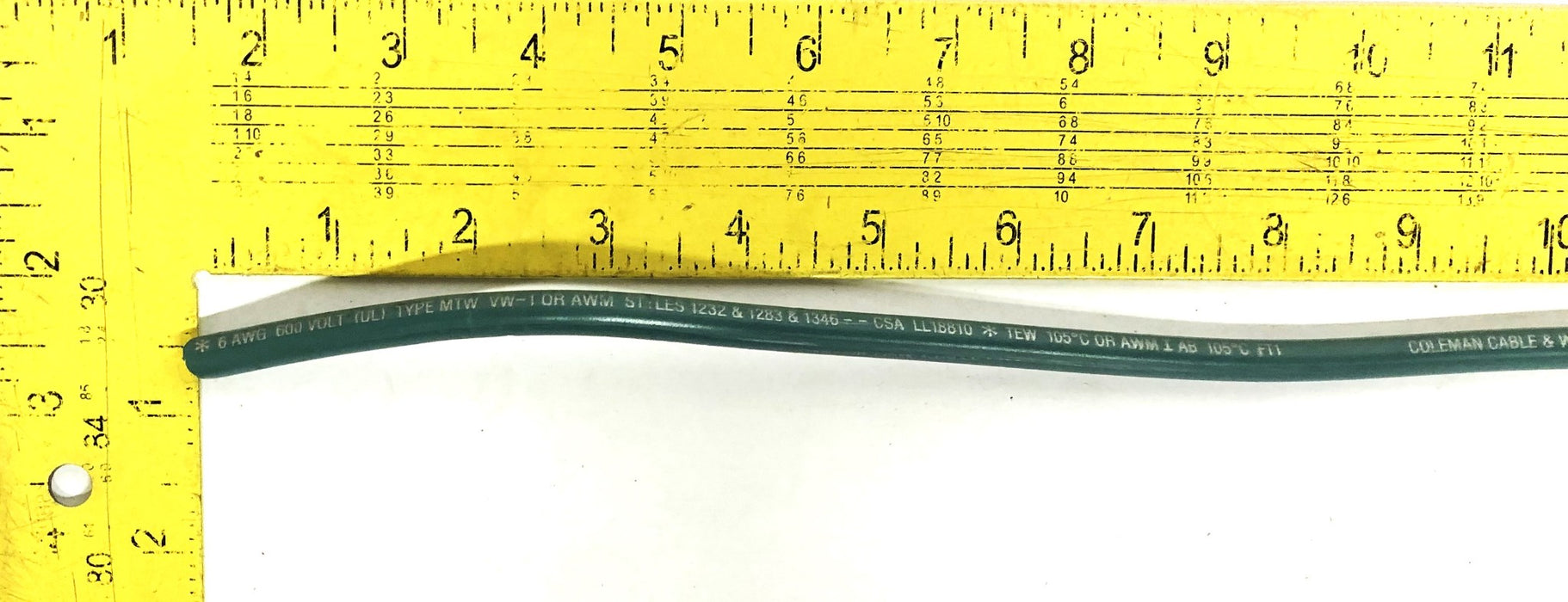 Coleman Cable & Wire Co 6AWG 600V MTW/AWM Copper Wire 1232,1283,1346 NOS