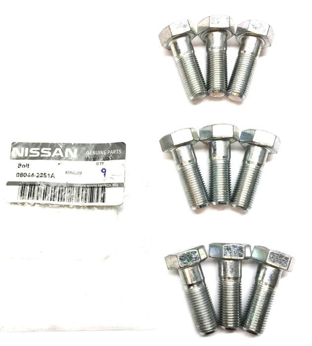 Nissan Disc Brake Caliper Bolt 08044-2351A [Lot of 9] NOS